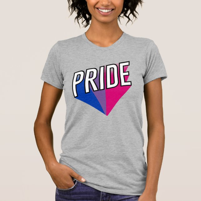 Bisexueller Stolz T-Shirt (Vorderseite)