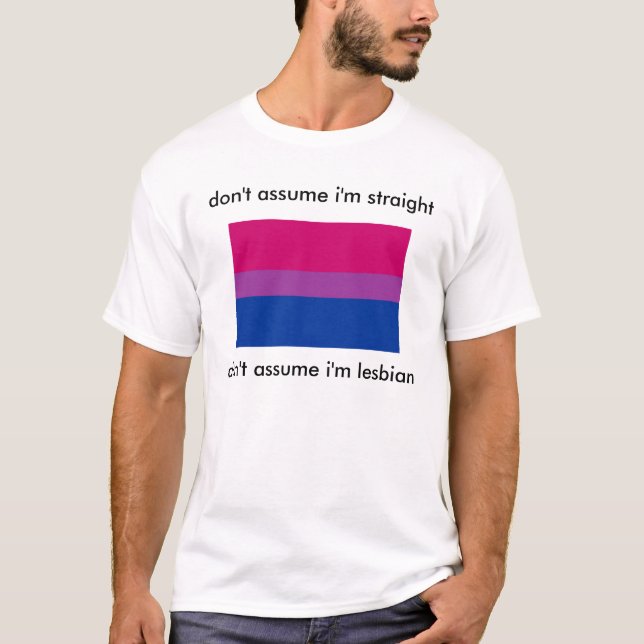 bisexueller Stolz T-Shirt (Vorderseite)