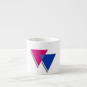 BISEXUELLES DREIECK-SYMBOL 3D ESPRESSOTASSE