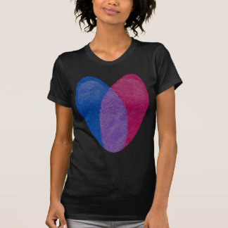 Bisexuelles Herz T-Shirt
