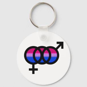 Bisexuelles Symbol Schlüsselanhänger