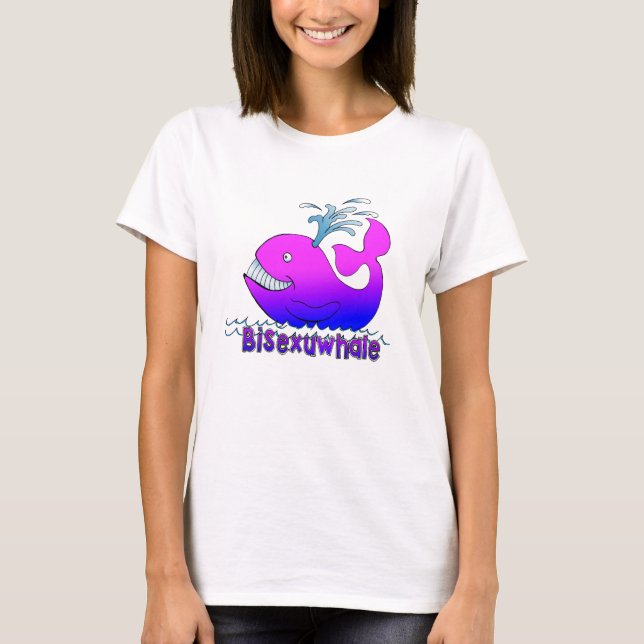 Bisexuwhale T-Shirt (Vorderseite)