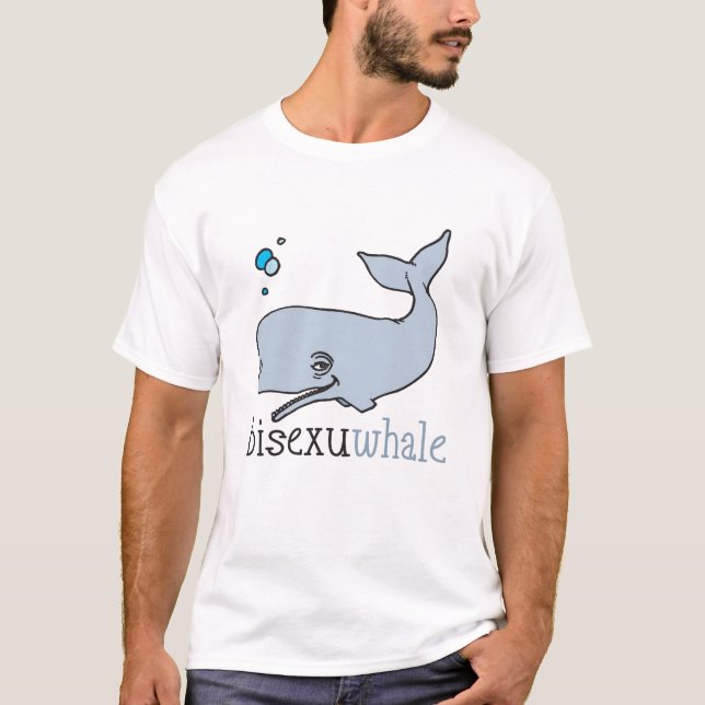 BISEXUWHALE T-Shirt (Vorderseite)