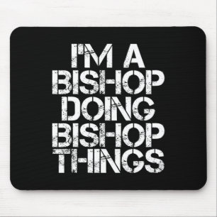 Bishop Funny Familienname Tree Birthday Wiedersehe Mousepad