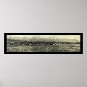 Bishop Inyo Landkreis CA Foto 1911 Poster