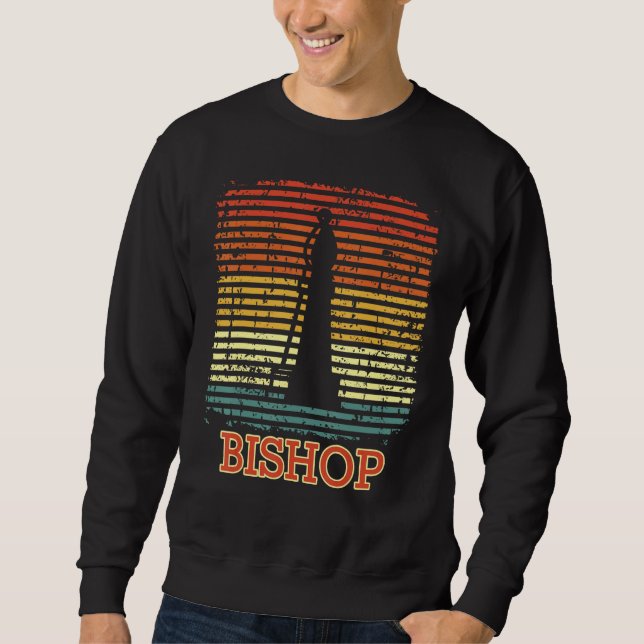 Bishop of Chess Runner Chess Figure Men Women Chil Sweatshirt (Vorderseite)