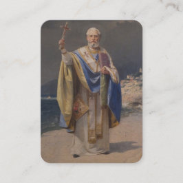 BISHOP ST. NICHOLAS OF MYRA PRAYER RELIGIOUS PLATZKARTE