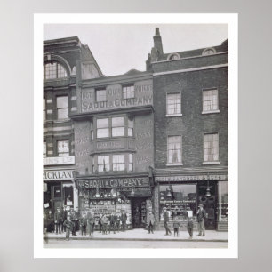 Bishopsgate von "Historic London Gebäude by A Poster