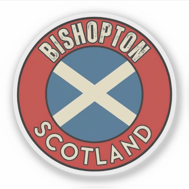 Bishopton, Schottland Aufkleber (Vorderseite)