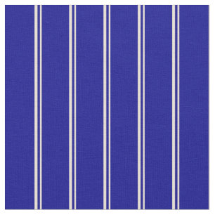 Bisken und dunkelblaue Linse/Streifenmuster Stoff