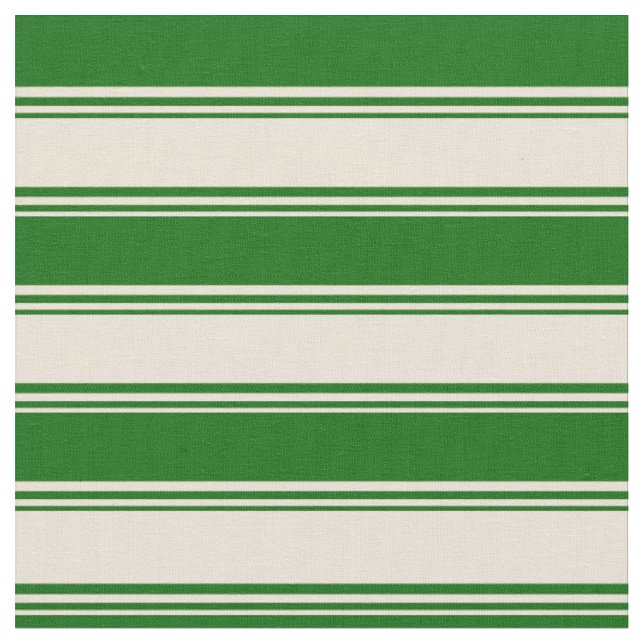 Bisken und dunkle grüne Linien Stoff (Nahaufnahme)