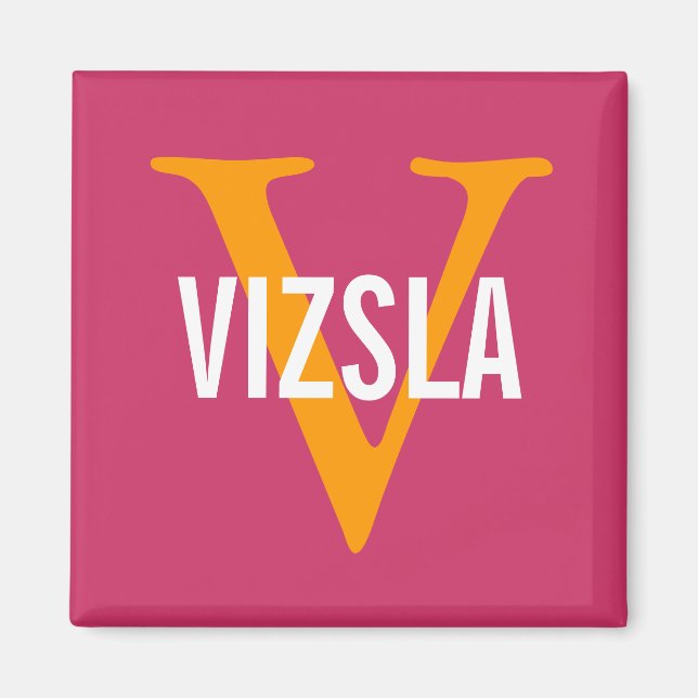 Bisla Breed Monogram Design Magnet (Vorne)