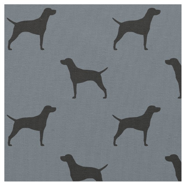 Bisla Hund-Silhouette-Muster Stoff (Nahaufnahme)
