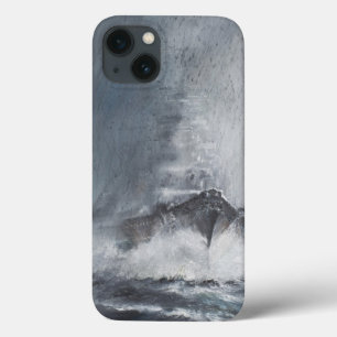 Bismarck durch Vorhänge des Regen-Schneeregens title_seo2