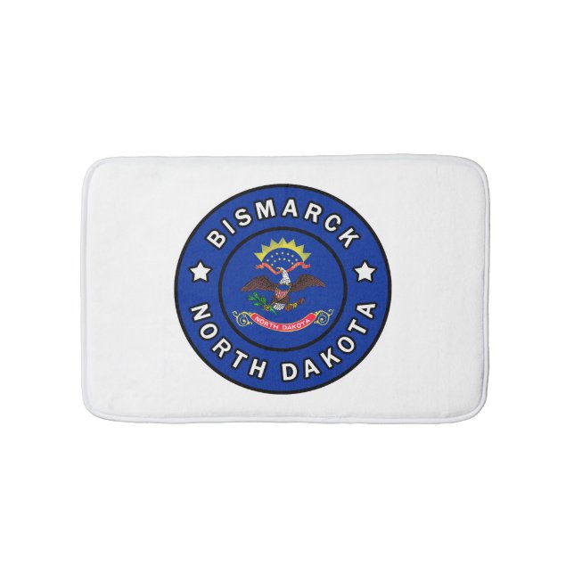 Bismarck North Dakota Badematte (Vorderseite)