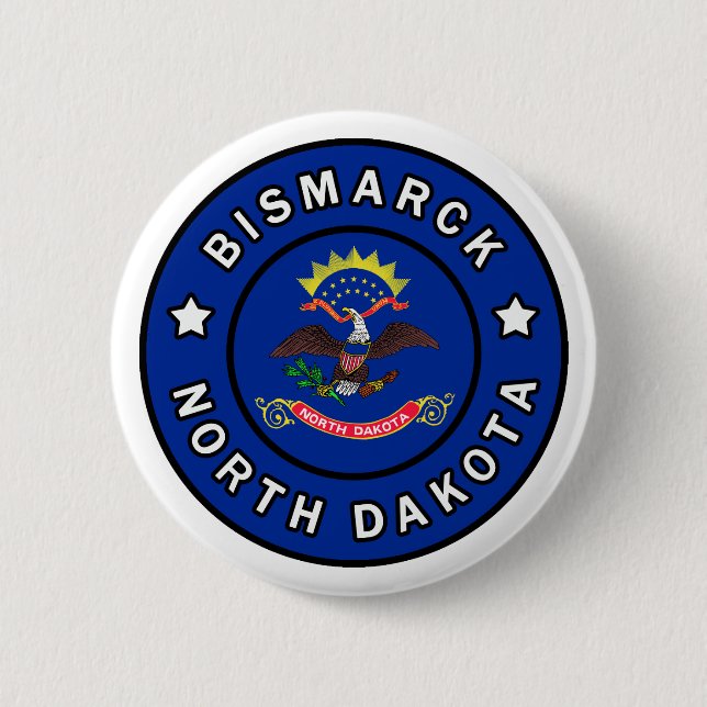 Bismarck North Dakota Button (Vorderseite)
