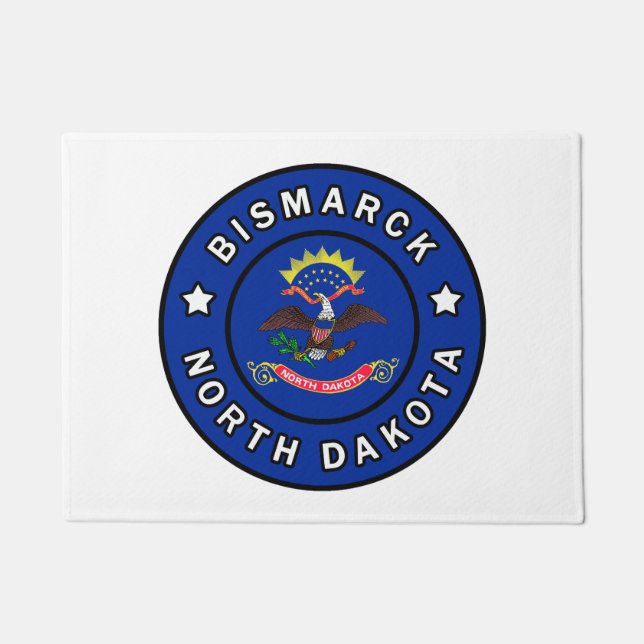 Bismarck North Dakota Fußmatte (Vorderseite)