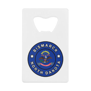 Bismarck North Dakota Geldbeutel Flaschenöffner