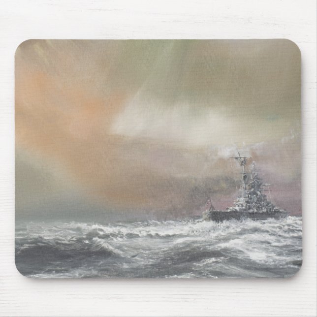 Bismarck signalisiert Prinz Eugen 0959hrs am 24. Mousepad (Vorne)