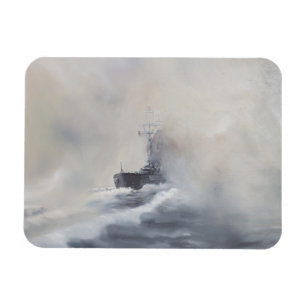 Bismarck weicht ihren persuers am 25. Mai 1941 Magnet