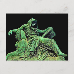 Bismarckstatue, Berlin, Sibyl, Read, Sphinx (p2) Postkarte