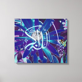 Bismillah, Allahu Akbar florale islamische Kunst Leinwanddruck
