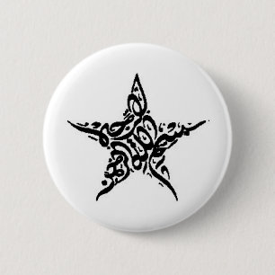 Bismillah Stern-Motiv Button
