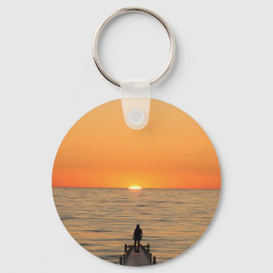 Bismillah- und Sonnenuntergangsdesign-Schlüsselanh Schlüsselanhänger