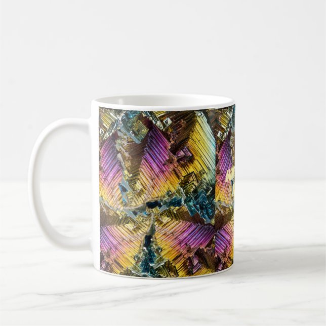 Bismutkristalle-Tasse Kaffeetasse (Links)