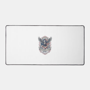 Bison Aigle Patriotique Crête Animal Hybride Patri