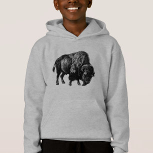 Bison américain de Buffalo Engraissement de bois