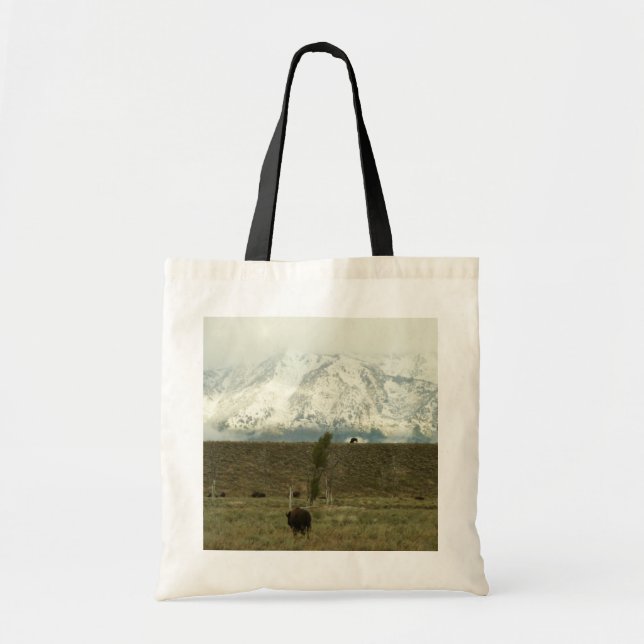 Bison at Grand Teton Nationalpark Fotografie Tragetasche (Vorne)