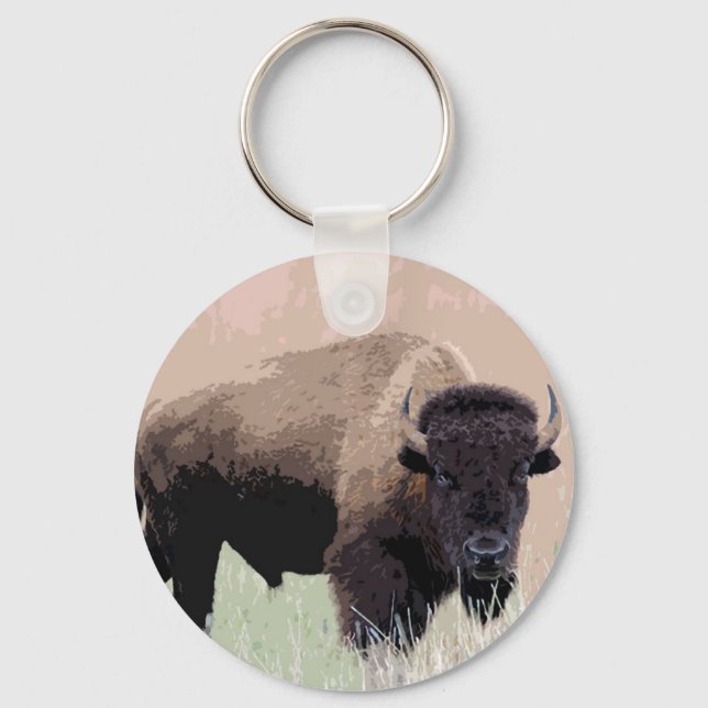 Bison/Buffalo Schlüsselanhänger (Vorderseite)