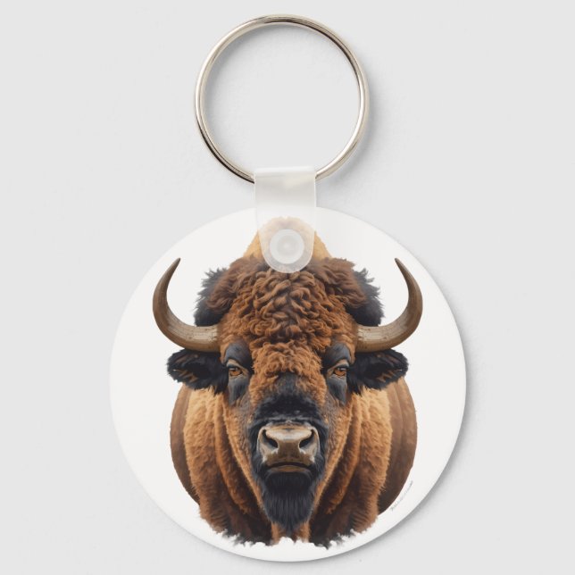 Bison / Buffalo Schlüsselanhänger (Vorderseite)