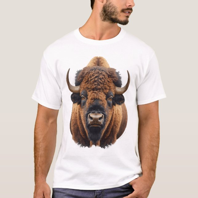 Bison / Buffalo T-Shirt (Vorderseite)