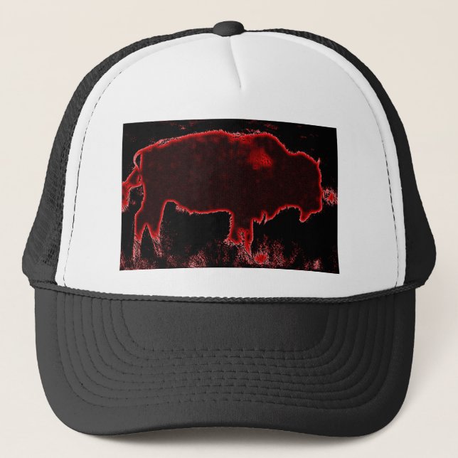 Bison/Buffalo Truckerkappe (Vorderseite)