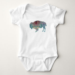 Bison/Büffel Baby Strampler