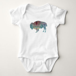 Bison/Büffel Baby Strampler