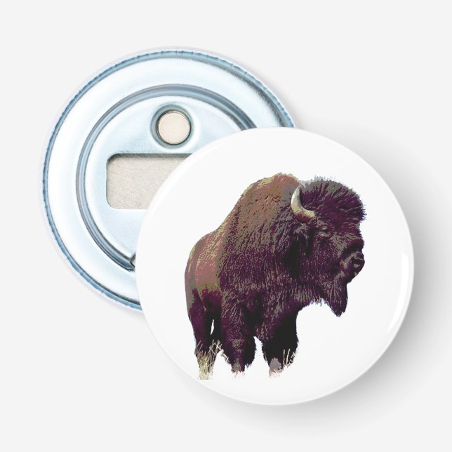 Bison Büffel  Flaschenöffner (Vorderseite)