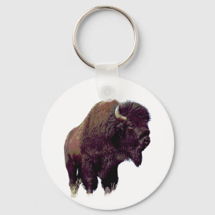 Bison Büffel Schlüsselanhänger