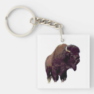 Bison Büffel Schlüsselanhänger