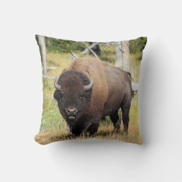 Bison-Bulle-Wurfkissen Kissen