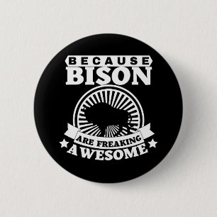 BISON BUTTON
