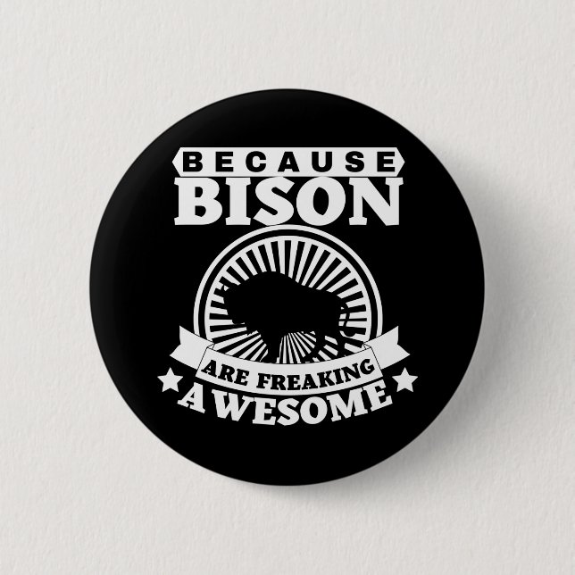 BISON BUTTON (Vorderseite)