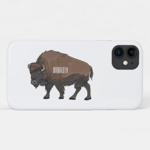 Bison-Cartoon-Abbildung Case-Mate iPhone Hülle
