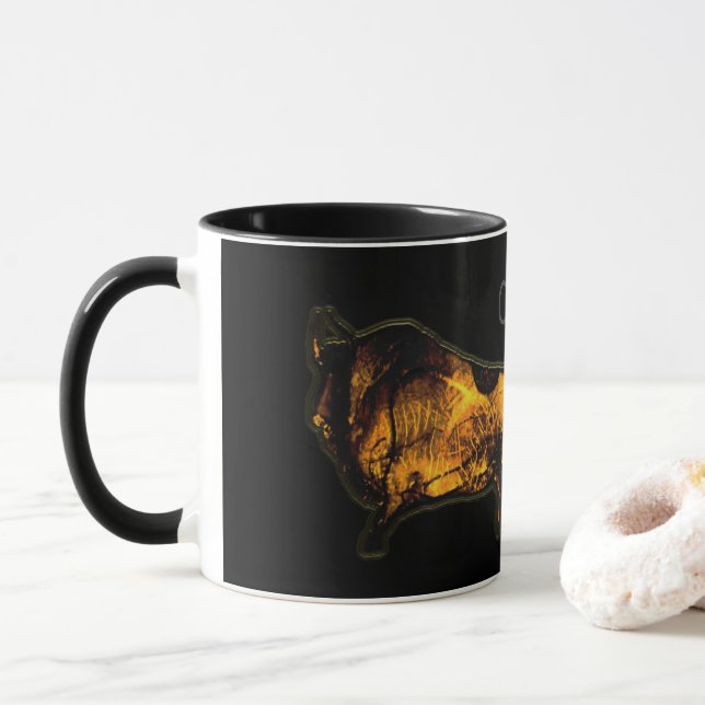 Bison chauvet - Mug magique (Avec donut)