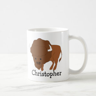 Bison Design Personalisiert Kaffeetasse