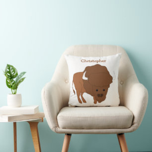 Bison Design Personalisiert Kissen