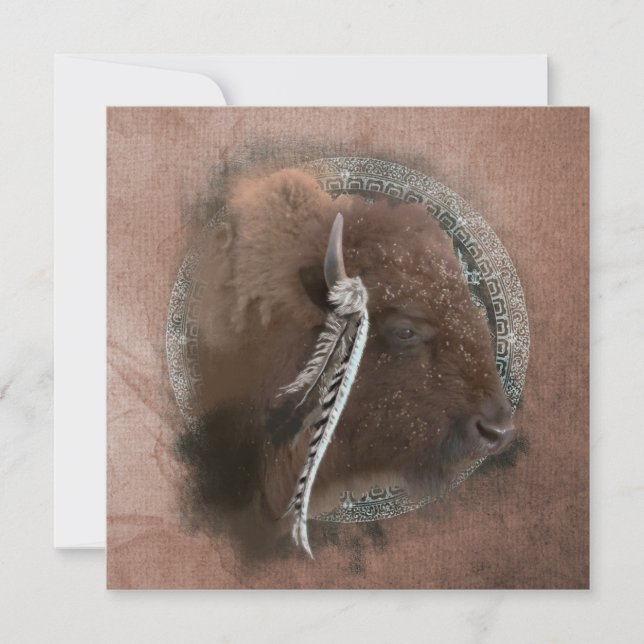 Bison II - Einladungskarte, Einladung (Vorderseite)