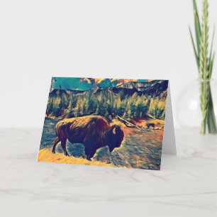 Bison in Yellowstone Nationalpark